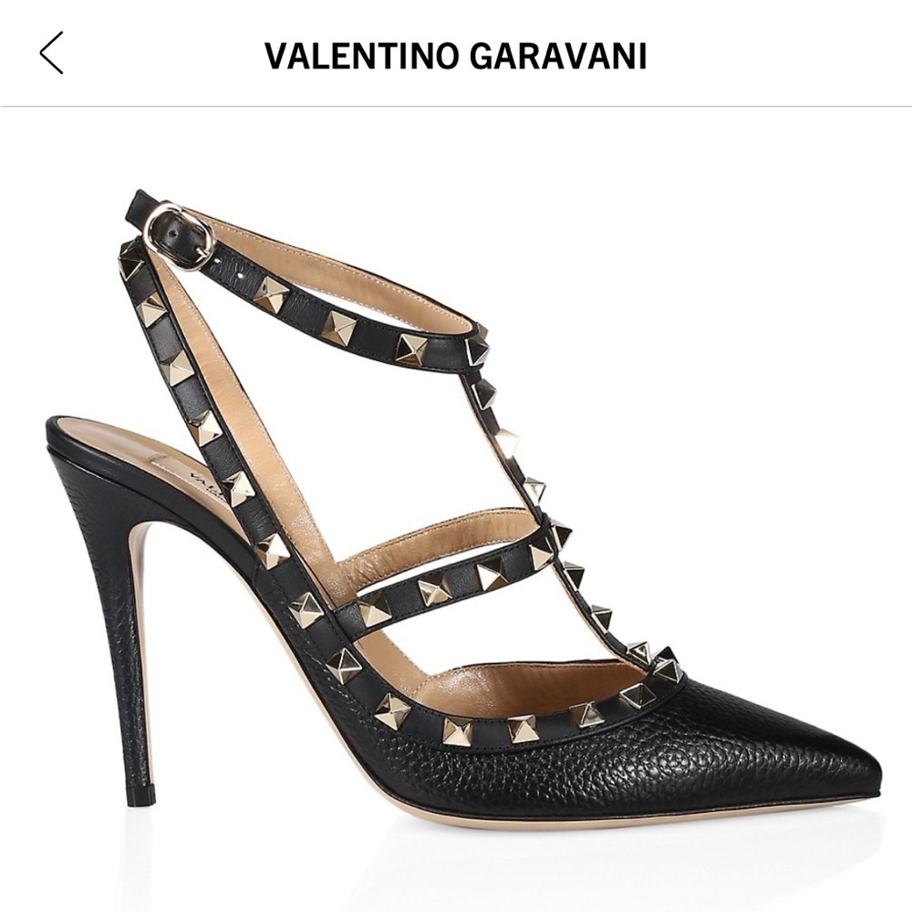 Valentino Garavani  Rockstud leather pumps